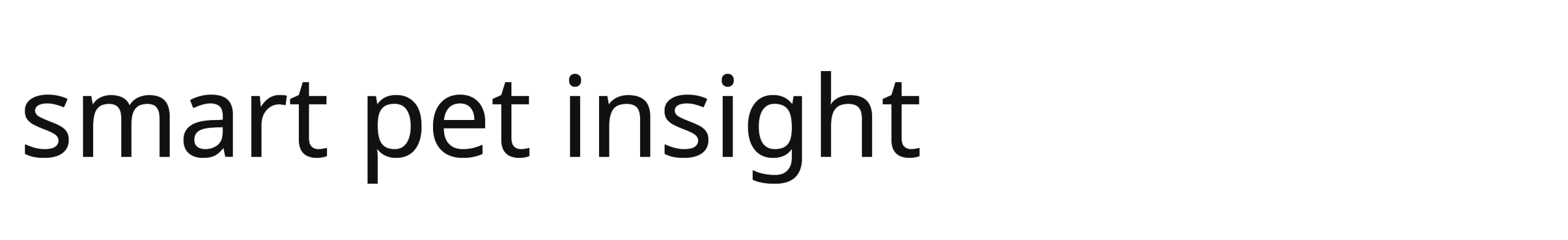 Smart Pet Insight